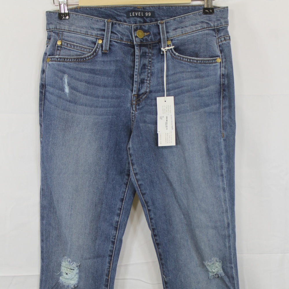 Level 99 Morgan Slouchy Straight Leg Jeans 25 NEW
